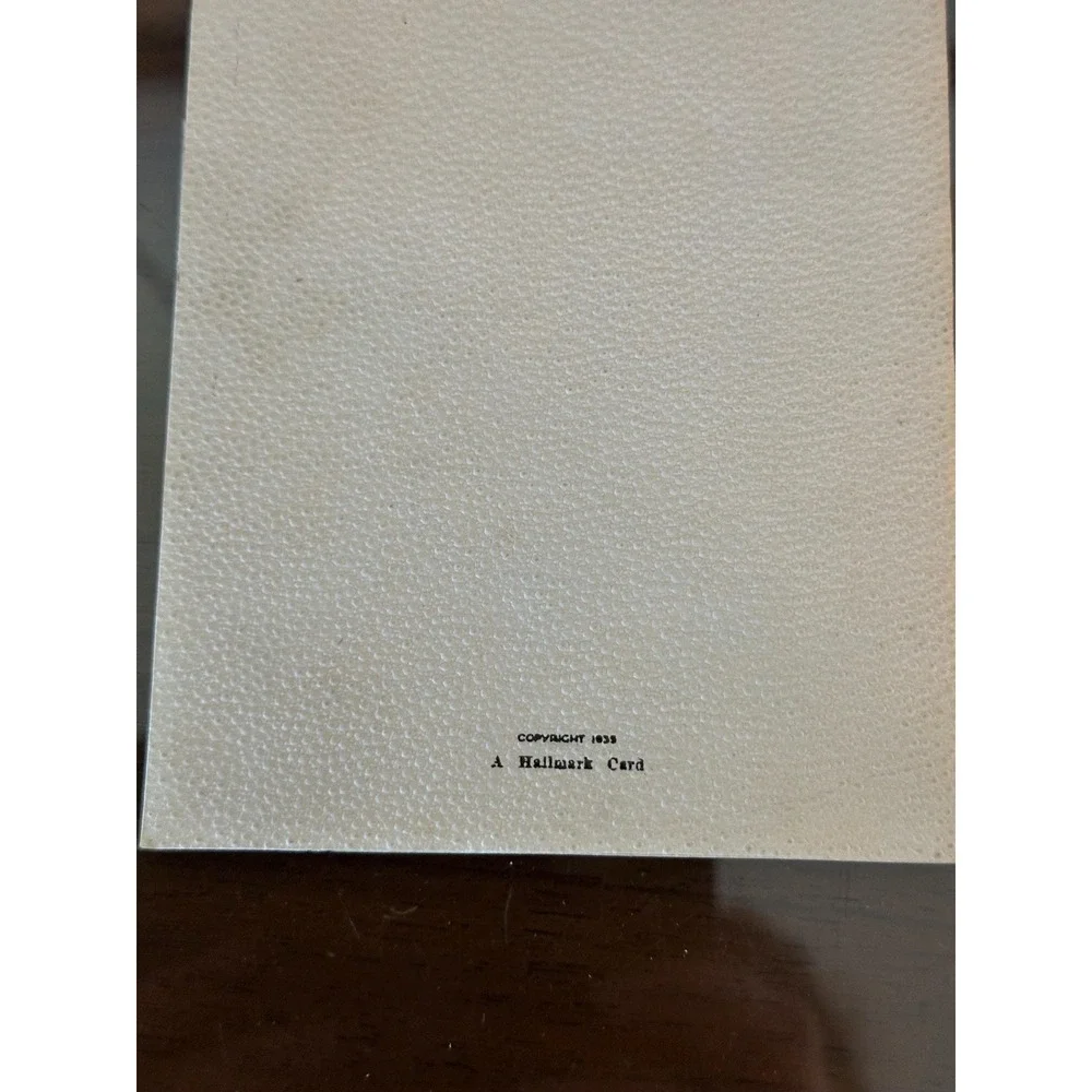 1939 Hallmark RARE Greetings for Halloween Greeting Card 4.5x4 USED‎
